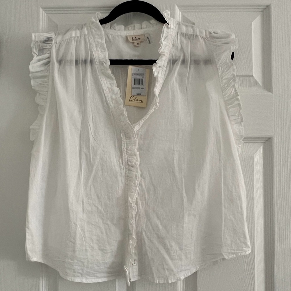 Elan Ruffle Tank NWT - Picture 3 of 6